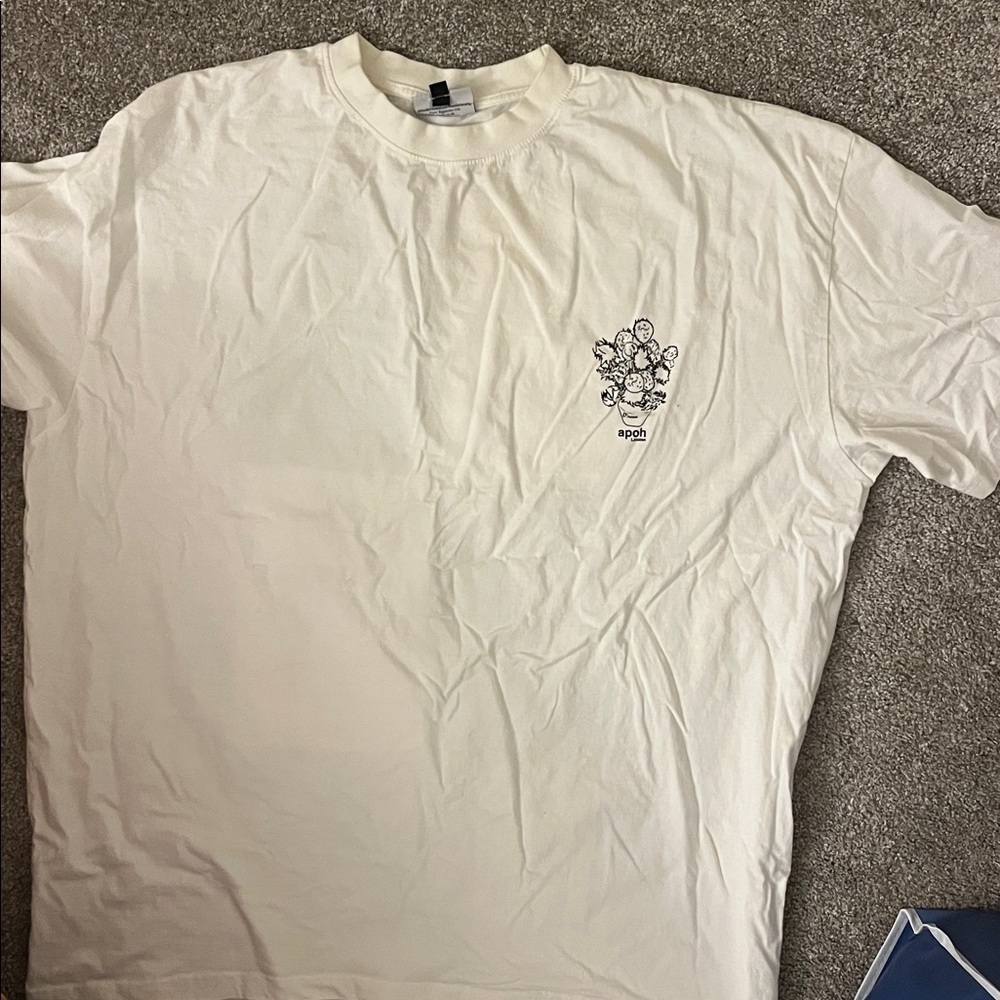 White Graphic Pocket T-Shirt